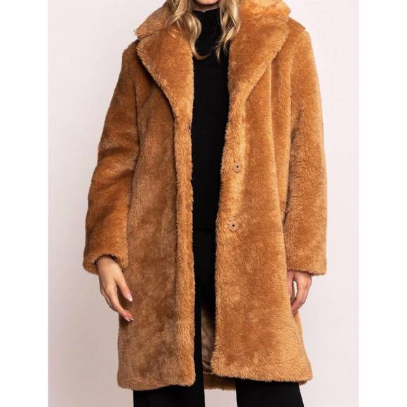 Pink Martini Jackets & Coats New Pink Martini Gina Coat In Brown